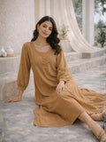 Cocoa Creme Soft Crepe Night Maxi