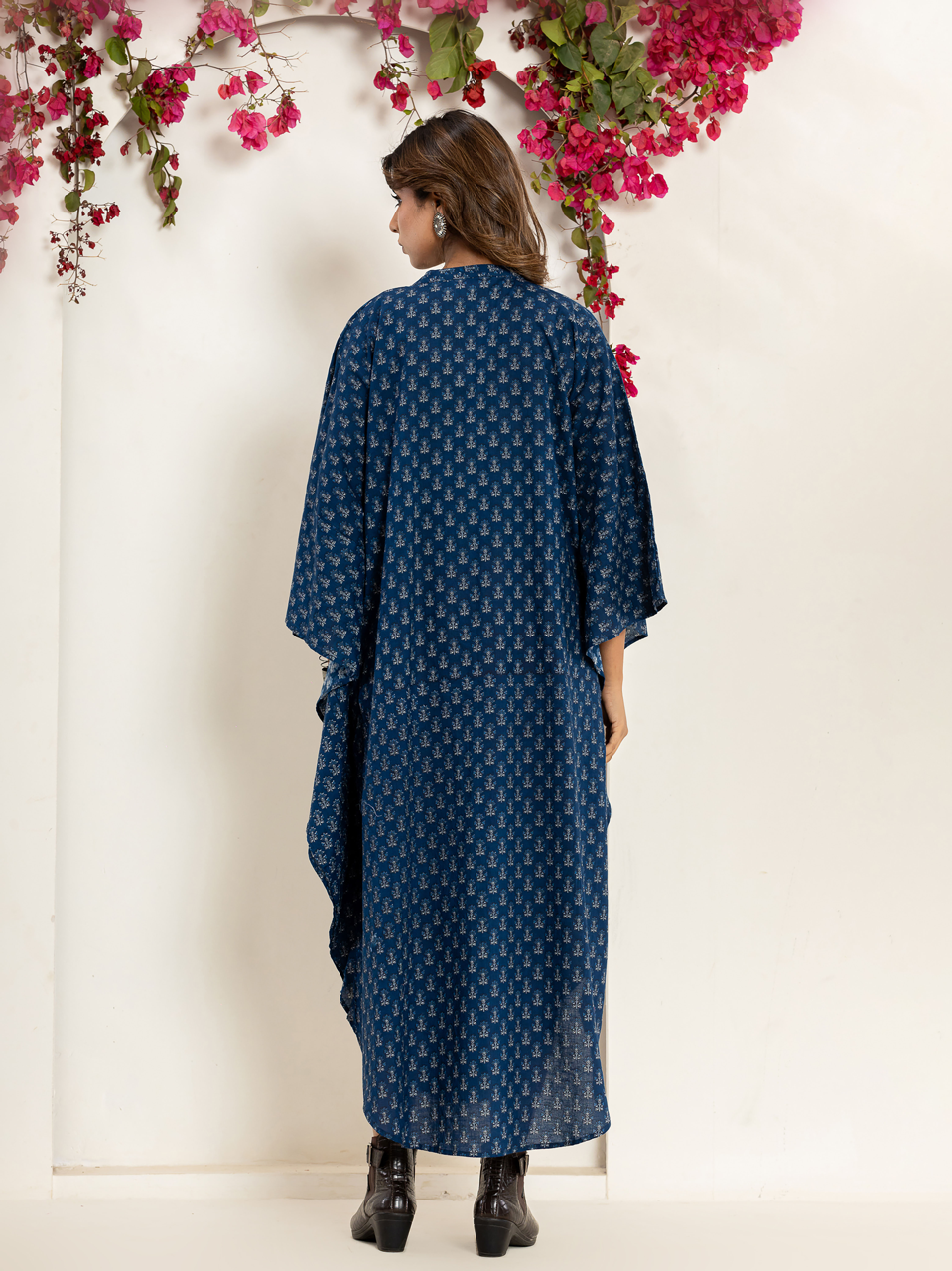 Blue raven Pure Cotton kaftan shirt dress